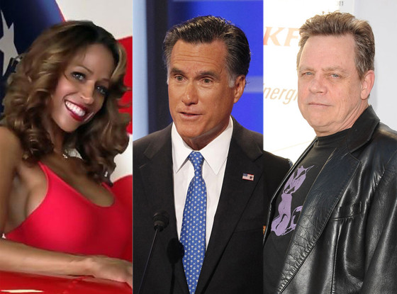 Mitt Romney, Mark Hamill, Stacey Dash Mitt Romney, Mark Hamill, Stacey Dash